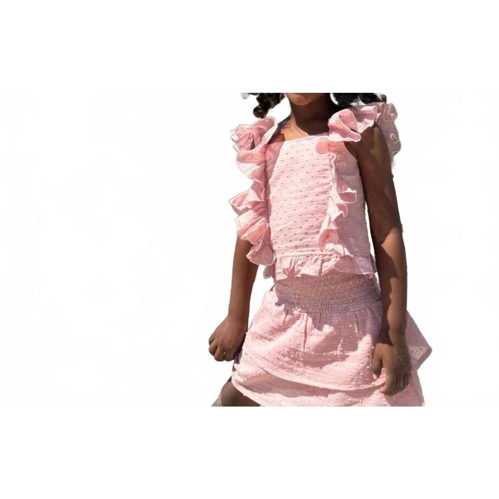 NEW VIGNETTE girl's megan bubble in pink